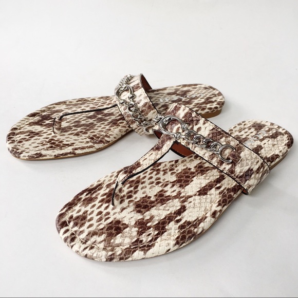 Coach ‘Jaclyn’ Sandal | Python Print | FG3816 New - Picture 3 of 13